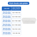 Hộp Nhựa Cao Cấp Siêu Mỏng (dạng chữ nhật)  2