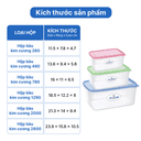 Hộp Nhựa Cao Cấp Siêu Mỏng (dạng bầu kim cương) 2