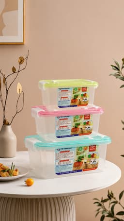 Hộp thực phẩm hai quai lớn 7200ml 4