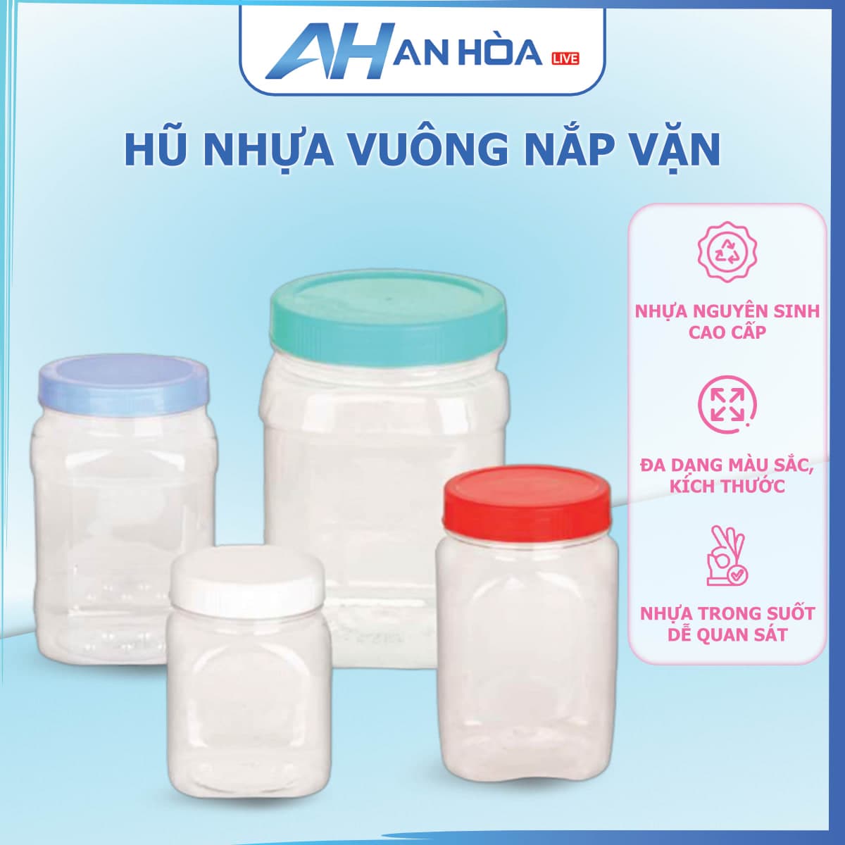 Hũ vuông 250